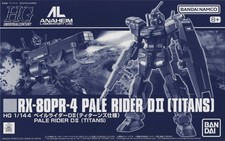 Bandai 1/144 HG RX-80PR-4 Pale Rider DII Titans Mobile Suit Gundam Model Kit