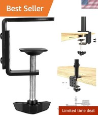 Versatile Heavy-Duty C-Clamp Monitor Mount - Ideal for Workspace Organization