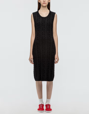 Stussy Dress Women XS Black Logo Knit Midi Streetwear Luxury Capsule  Minimalist | eBay