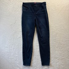 SPANX Jeans Women Sz Small Dark Wash Denim Jeggings Pull On Comfort Stretch