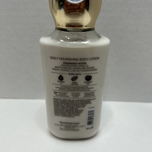 Bath & Body Works Body Lotion 8 oz Warm Vanilla Sugar Shea Butter + Coconut Oil - Picture 3 of 5