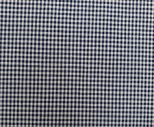 Farmhouse Plaid Fabric Navy Blue Gray 62 by 62 Precut