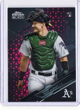 2020 Topps Chrome Black Sean Murphy Red Refractor RC 5/5 Oakland A's