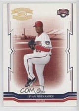 2005 Donruss Throwback Threads Gold Century Proof /100 Livan Hernandez #234 e5r