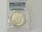 1879-S Morgan Silver Dollar certified by PCGS as MS66+.
