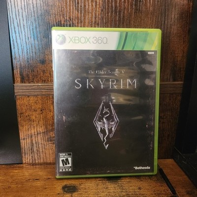 The Elder Scrolls V Skyrim Xbox 360 CIB Map And Manual