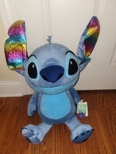 NUEVO 32" Disney Lilo & Stitch Jumbo Peluche Lilo 2024 Orejas Arco Iris 32 Pulgadas