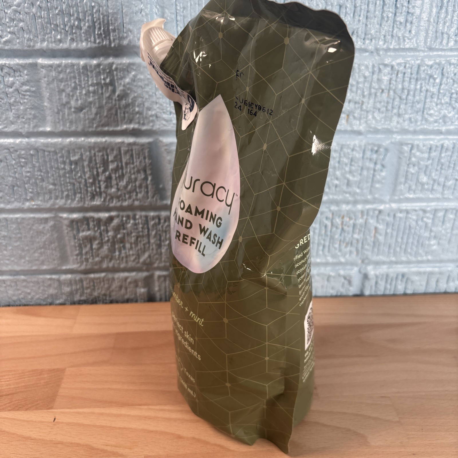 Puracy Natural Foam Refill Hand Soap Cucumber + Mint 48 fl oz