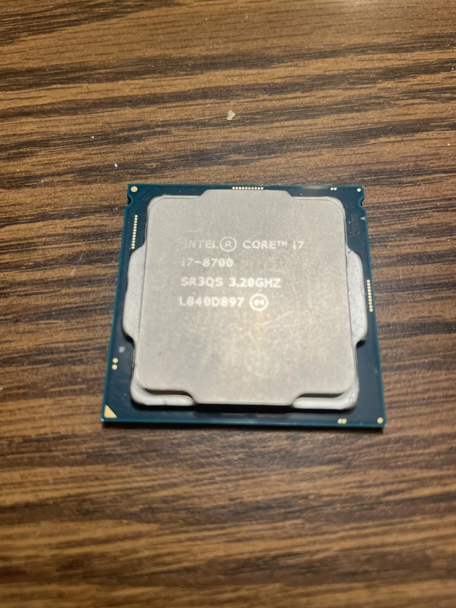 Intel Core i7-8700 Processor Model Computer Processors LGA 1151