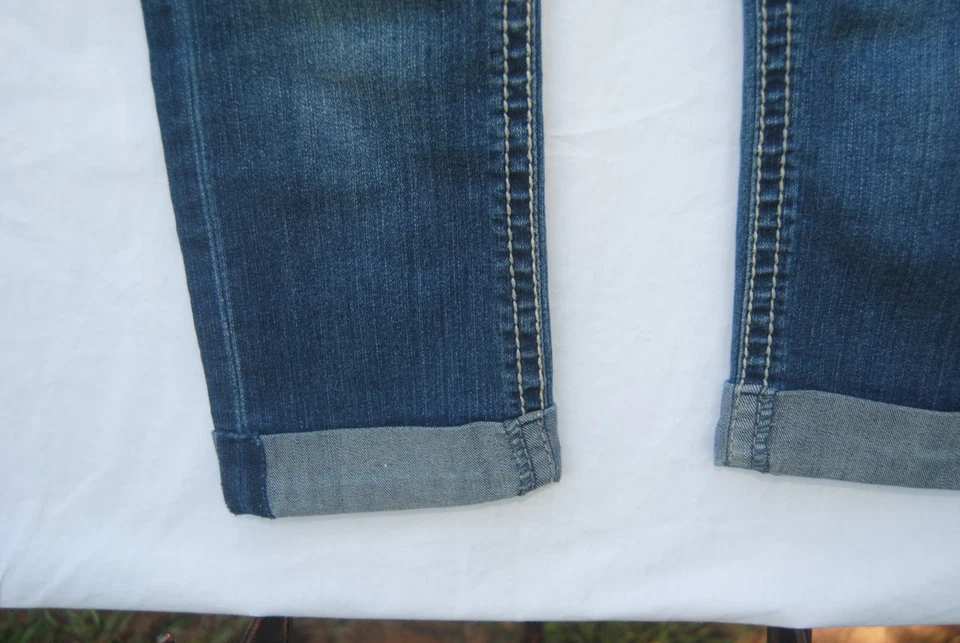 Mudd Girls Jeans Sewn-In Cuff Size 0 - Imagem 4 de 4