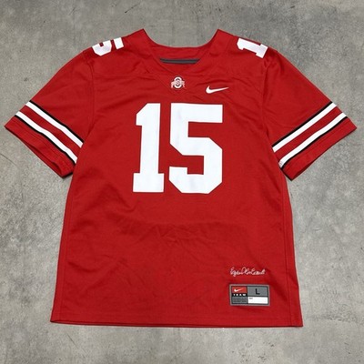 Nike Team Ezekiel Elliott Ohio State Buckeyes Jersey Youth Boys Large #15 NCAA
