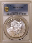 1881-S Morgan Silver Dollar PCGS Gold Shield Trueview MS64