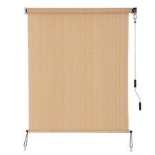 Seeye Outdoor Sunshade Roller Shade 60 X 96 Cordless Roll Up Privacy Screen