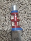 Large Vintage Handmade Knife Carbon Steel Blade 7" Composit Aluminum Plastic  — photo 3
