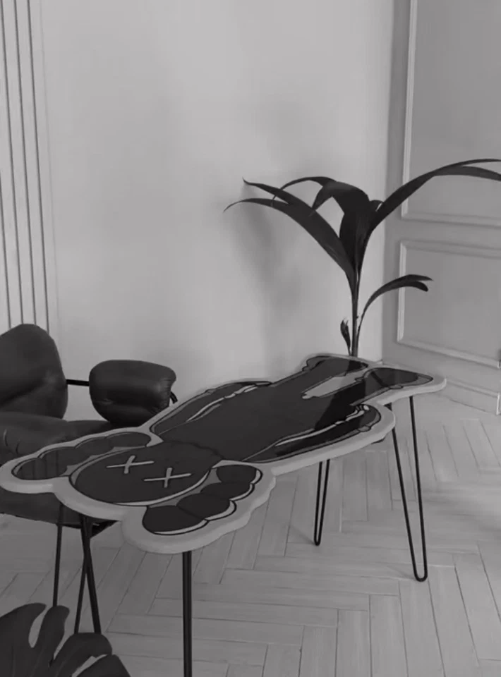 Kaws Desk Table By Hypnotic Art Design - Image 3 of 3