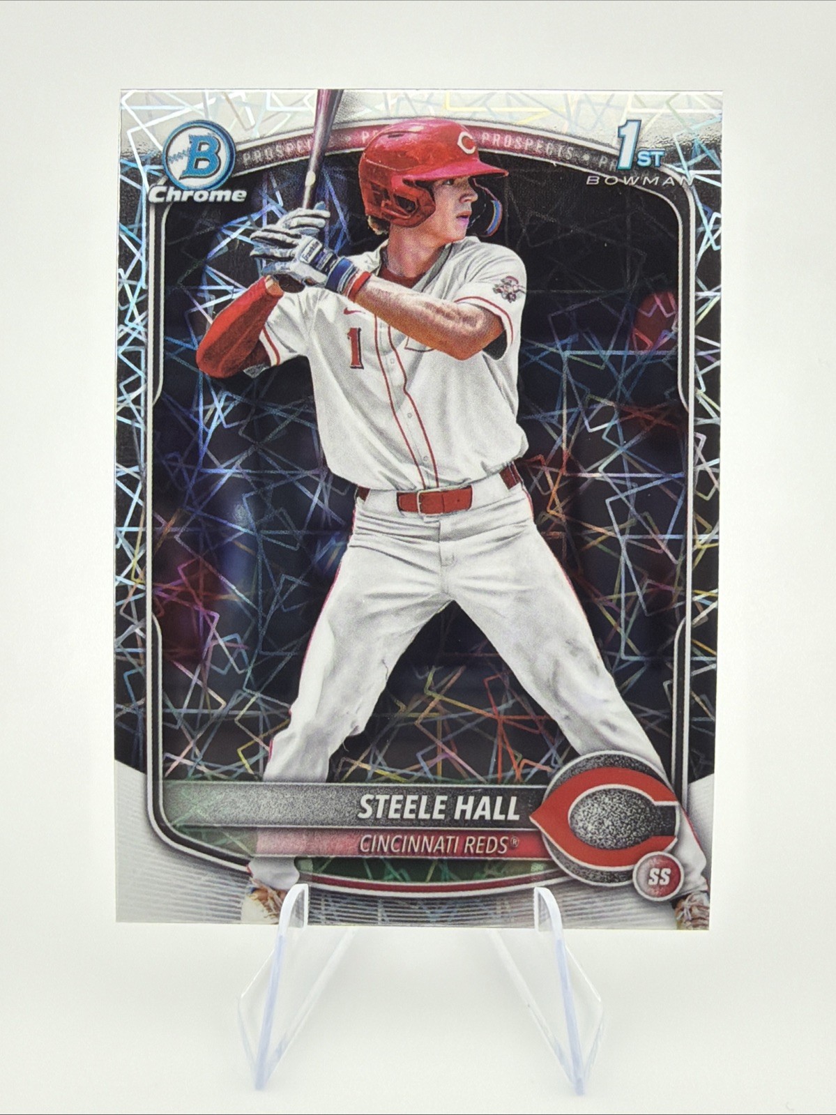 2025 Bowman Draft- Chrome Steele Hall BDC-20 Lazer Refractor (RC)