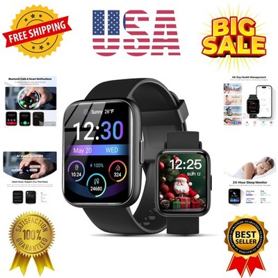 Smart Watches for Men Women - 1.83'' HD 2025 Fitness Tracker with 100 Sports M...