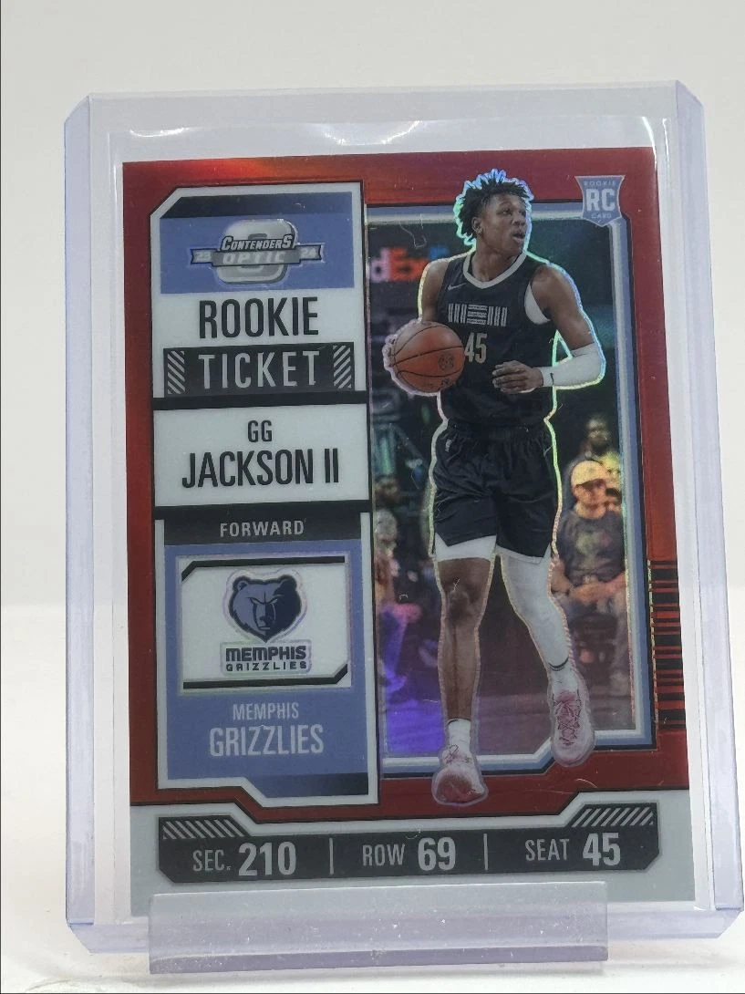 GG JACKSON II 2023-24 CONTENDERS OPTIC ROOKIE TICKET RED PRIZM RC Q3976