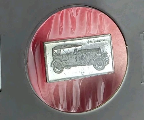 Vintage 19324 Vauxhall Car - 1.6 Gram .925 Sterling Silver Mini Bar Proof Ingot
