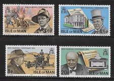 IOM 1974 Birth Centenary of Sir Winston Churchill U/M (L224)