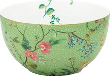 Pip Studio Jolie Flowers Green - Schale 12 cm Durchmesser 12 cm