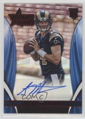 2015 Panini Rookies & Stars Longevity Team Logo 51/50 Sean Mannion Auto RC 2d9