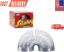 The Original Slinky Walking Spring Toy, Metal Slinky, Ages 5