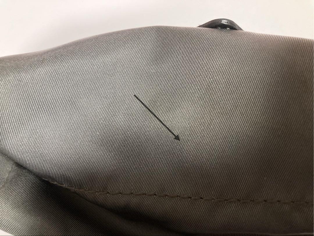 Prada Nylon Multi-Pouch Gray Authentic Small Cosm… - image 7