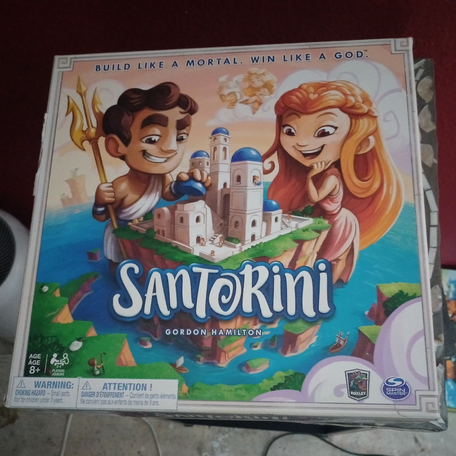 Santorini Board Game Spin Master Roxley 2016 Gordon Hamilton 100% Complete