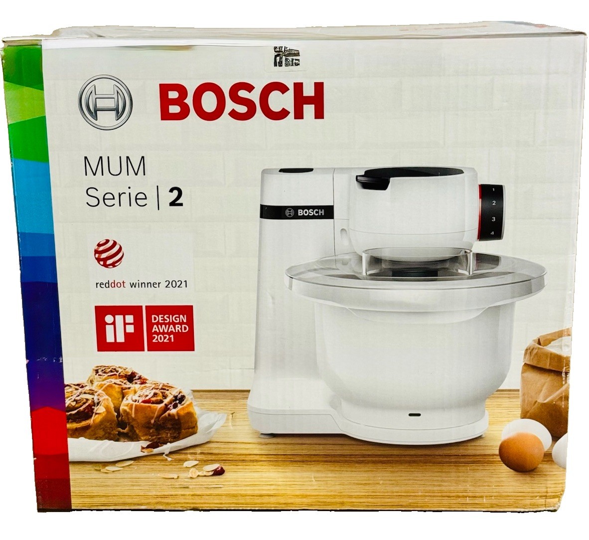 Bosch MUMS2AW01 Serie 2 Universal Küchenmaschine 700W inkl. Zubehör 3,8L Schale - Image 2