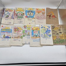 VTG McDonalds Happy Meal Bags Lot of 33 1990s Cabbage Tonka Disney Nickelodeon