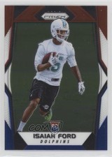 2017 Panini Prizm Rookies Red White & Blue Prizm Isaiah Ford #260 wd9