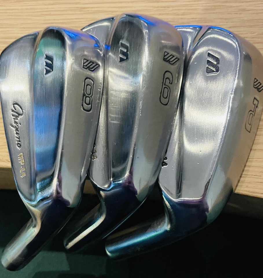 Mizuno MP-14 Forged Blade Iron Set 3-PW HEAD ONLY REFINISHED RARE - Image 4 of 4