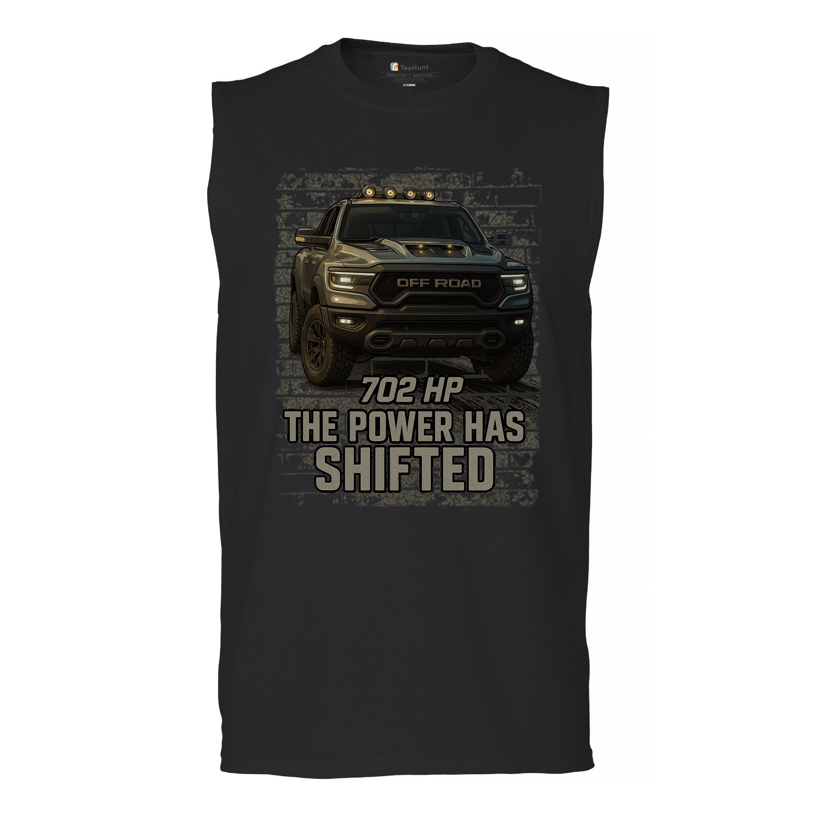 ALTRA The Power Has Shift Muscle Shirt 702HP Pickup Truck Fuoristrada Muscolo 4x4 Uomo