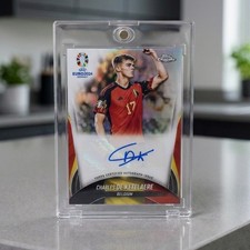 2024 Topps Chrome Uefa Euro - Autographs Charles De Ketelaere Belgium #Ca-CD