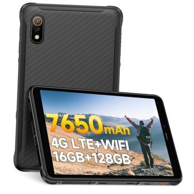  Armor Pad Pro 8'' Rugged Tablet (16GB + 128GB), 48MP Rear Camera + 32MP Front 