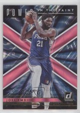 2021-22 Panini Donruss Power in the Paint Holo Pink Laser Joel Embiid #10 0n4g