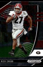 Nick Chubb 2020 Panini Prizm Draft Picks #78 Georgia Bulldogs NFL READ FREE SHIP