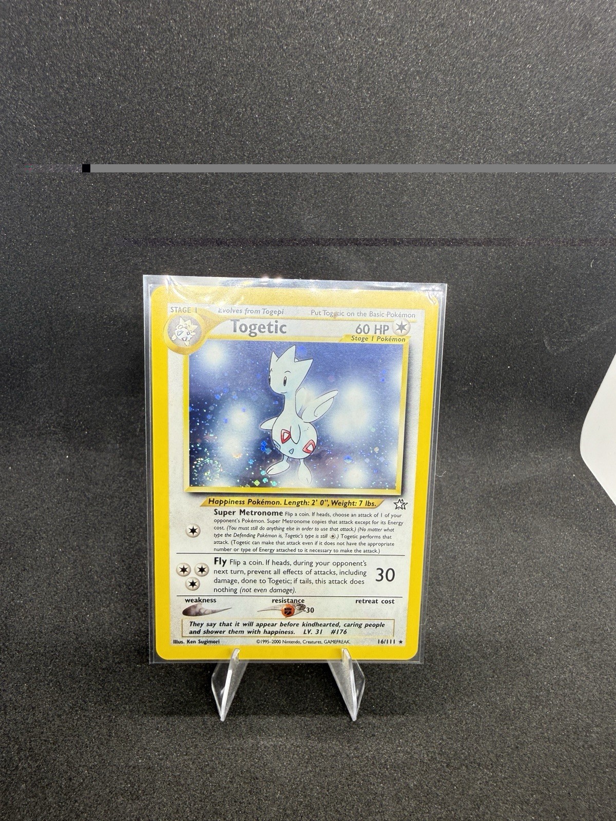 Neo Genesis Togetic #16/111 Unlimited Holo Rare W/Swirl