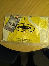 Corteiz Light Spring Jacket Windproof  Yellow White Size Medium BNWT