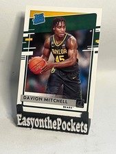 2021 Panini Chronicles Donruss Rated Rookie Davion Mitchell #35 Baylor Heat