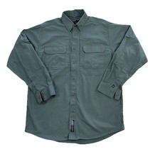 511 Tactical Series Men's Button Up Utility Vent Shirt Size M Green Workwear