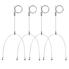 4 Pack Ceiling Light Suspension Cable Kit, Grow Light, Aquarium Hanger Wire