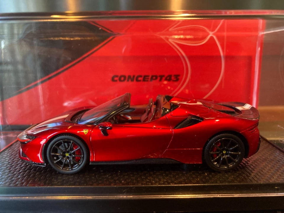 FERRARI SF90 SPIDER PACK FIORANO GLOSS F1 2007 RED 06/48 1/43 BBR BBRC256F - Photo 3/4