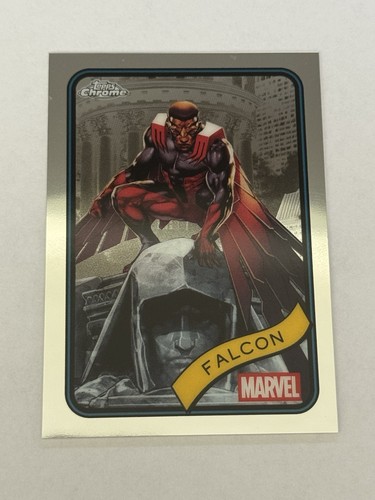 2025 Topps Chrome Marvel Falcon Base #80