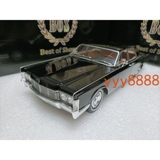BOS 1:18 Lincoln Continental Limousine 1968 Black Collectible Car Set