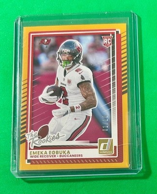 2025 PANINI DONRUSS ROOKIES & HIGHLIGHTS - EMEKA EGBUKA RC - GOLD #1/10 #DRH-56
