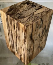 Stabilized Spalted Maple bottle stoppers Pen Blanks DuckCall 1-pcs 2”Sq X 3”3067