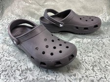 Crocs Classic Clog Black Unisex Women 8 Men 6 Lightweight Slip On Shoes n