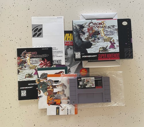 Chrono Trigger | Super Nintendo | SNES | Complete | CIB w/ Poster